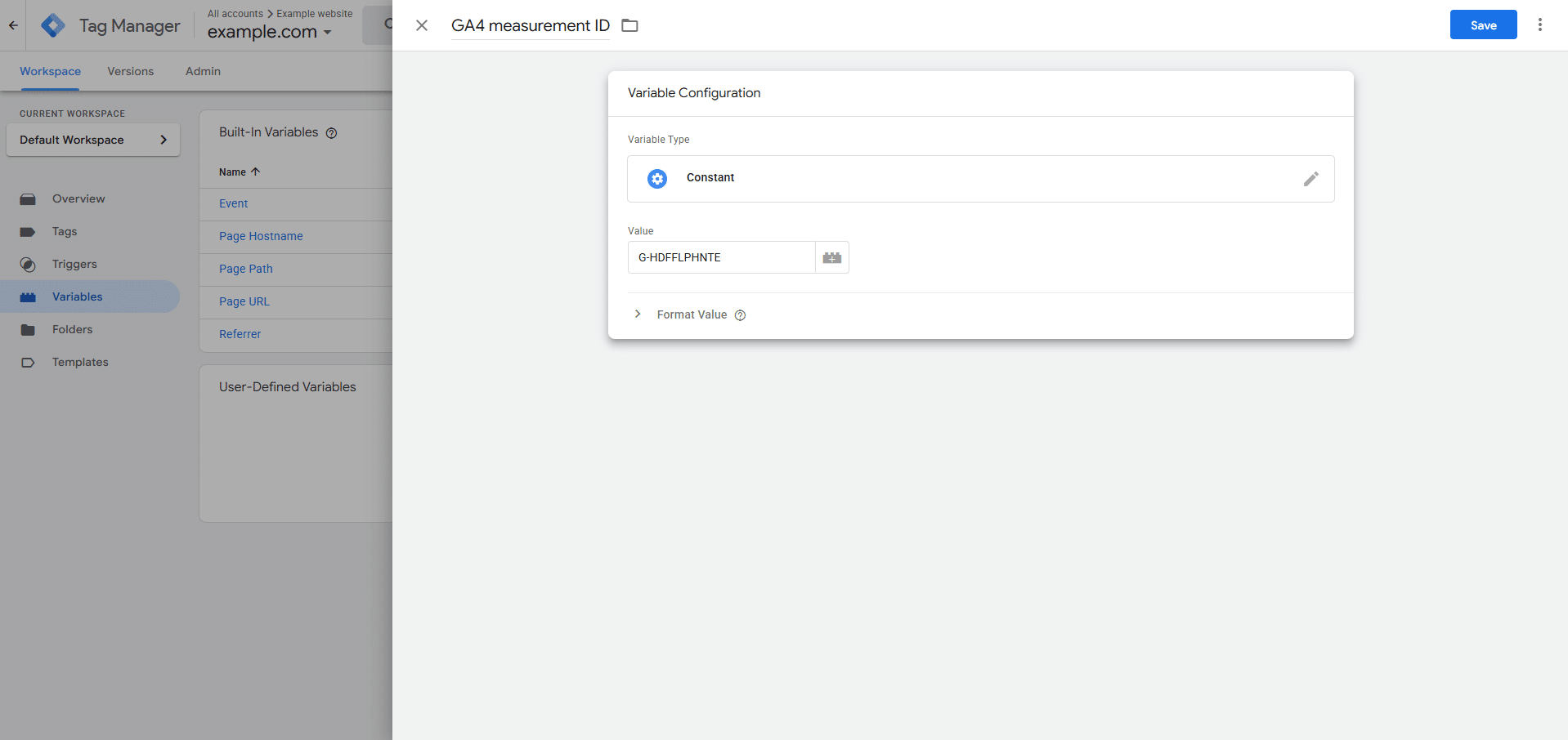 Google tag manager Step 5