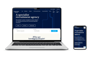 Intelligent people laptop mobile image